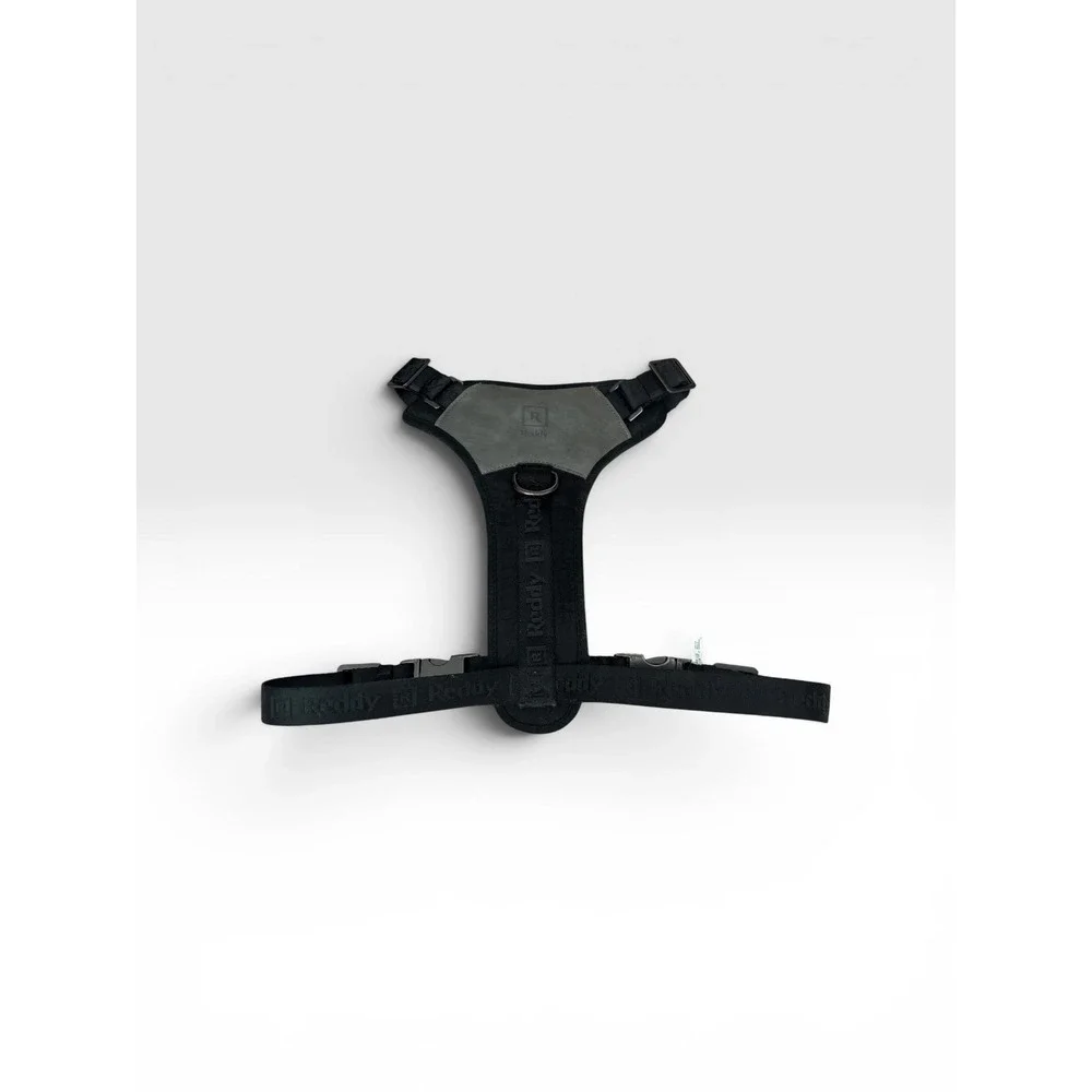 Reddy Black Tactical Dog Harness Adjustable Recycled Metal Buckles 3381232